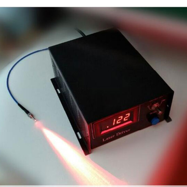 635nm 638nm 300mW~20W Fiber Coupled Laser System PC Control Red Laser Beam Customizable Laser